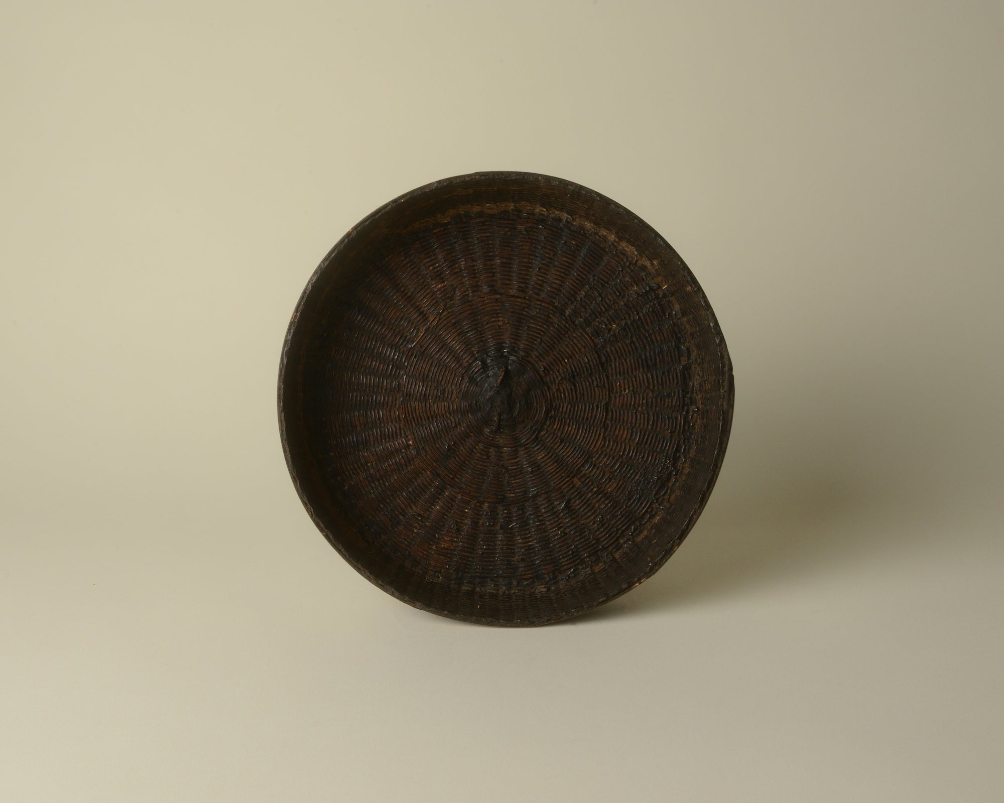 Antique Karen rattan tray, from Northern Thailand.