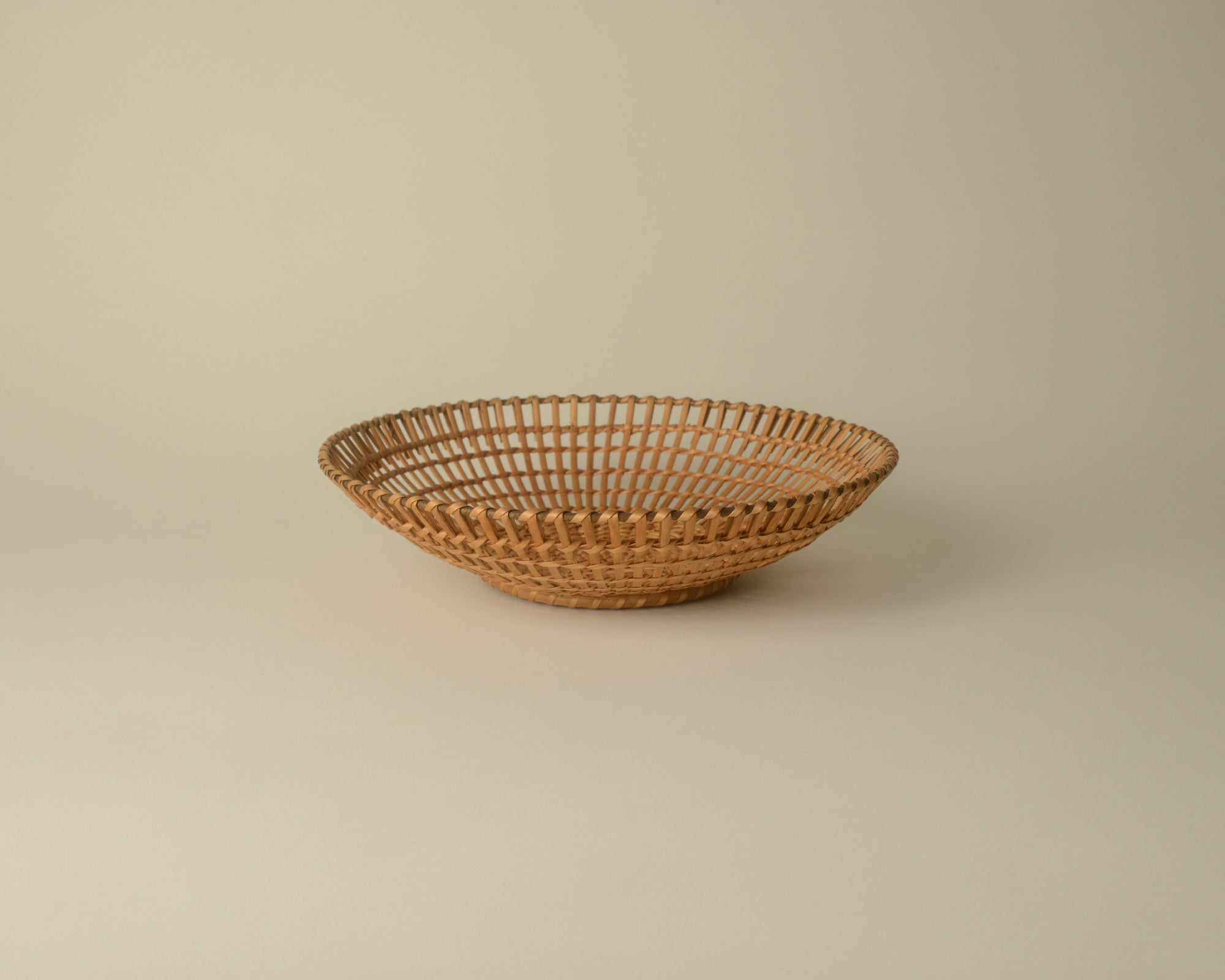 Woven Bamboo Fruit Bowl