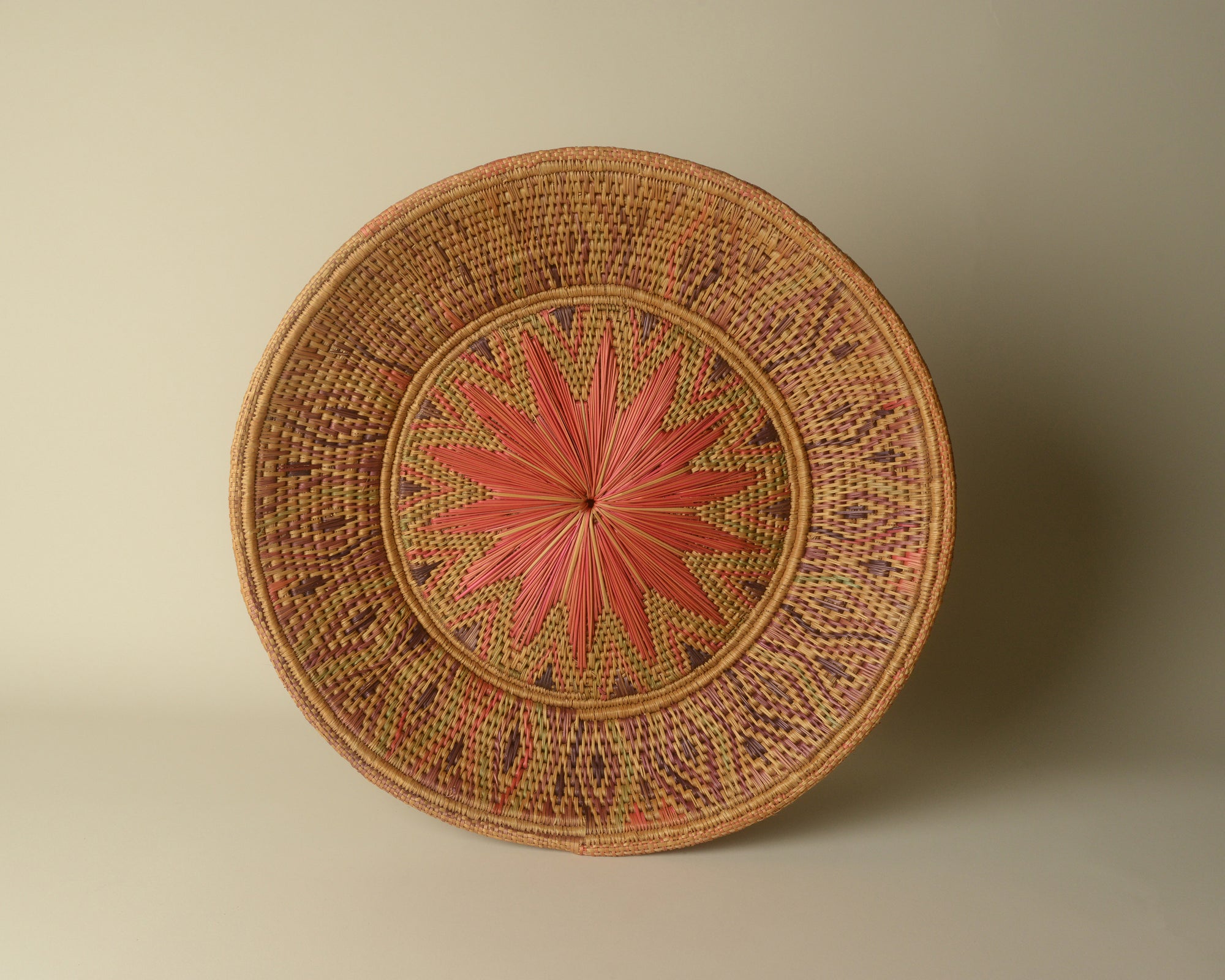 Colorful Woven Platter.