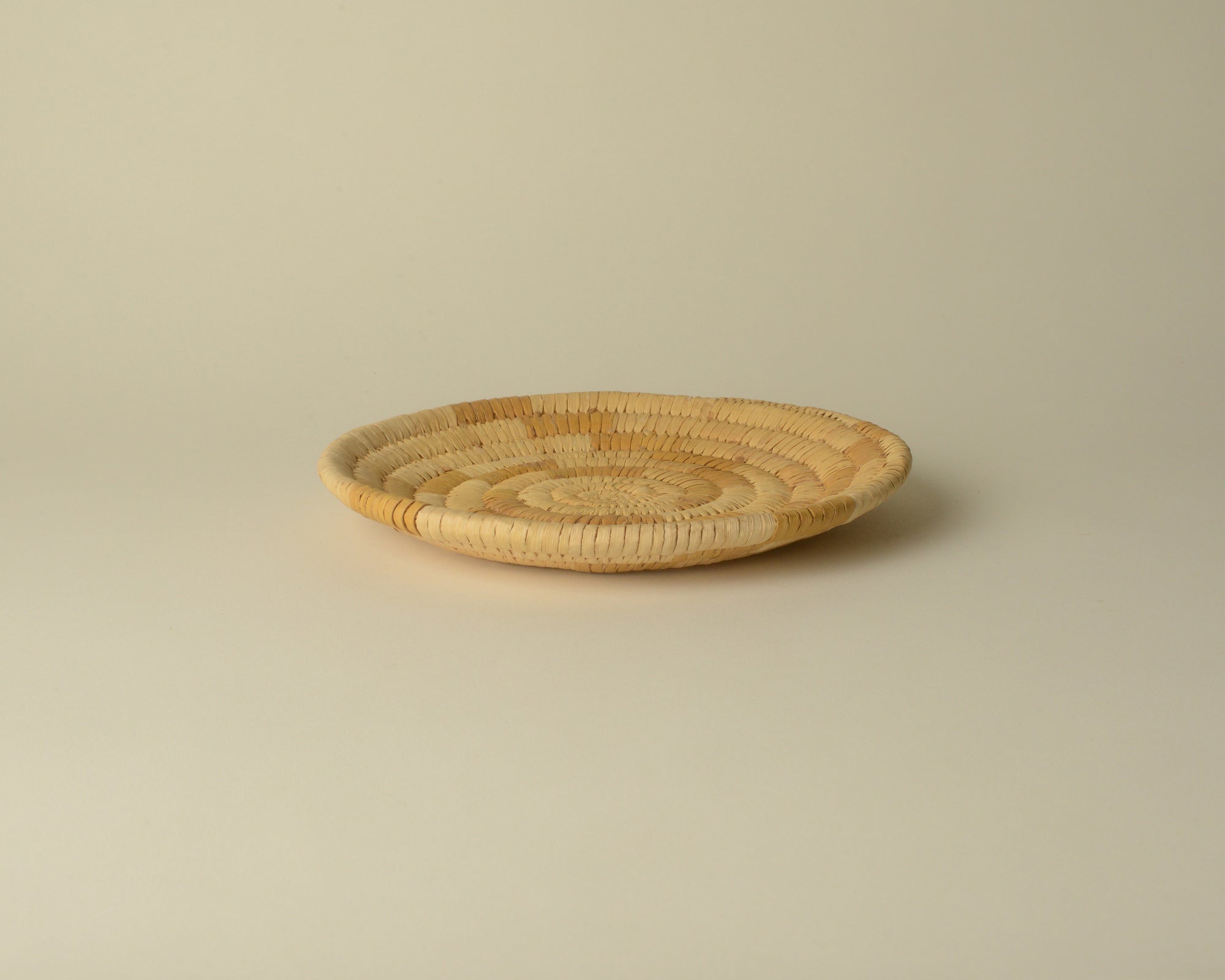 Small Flat Seed Basket from Tohono O'odham Nation, USA.
