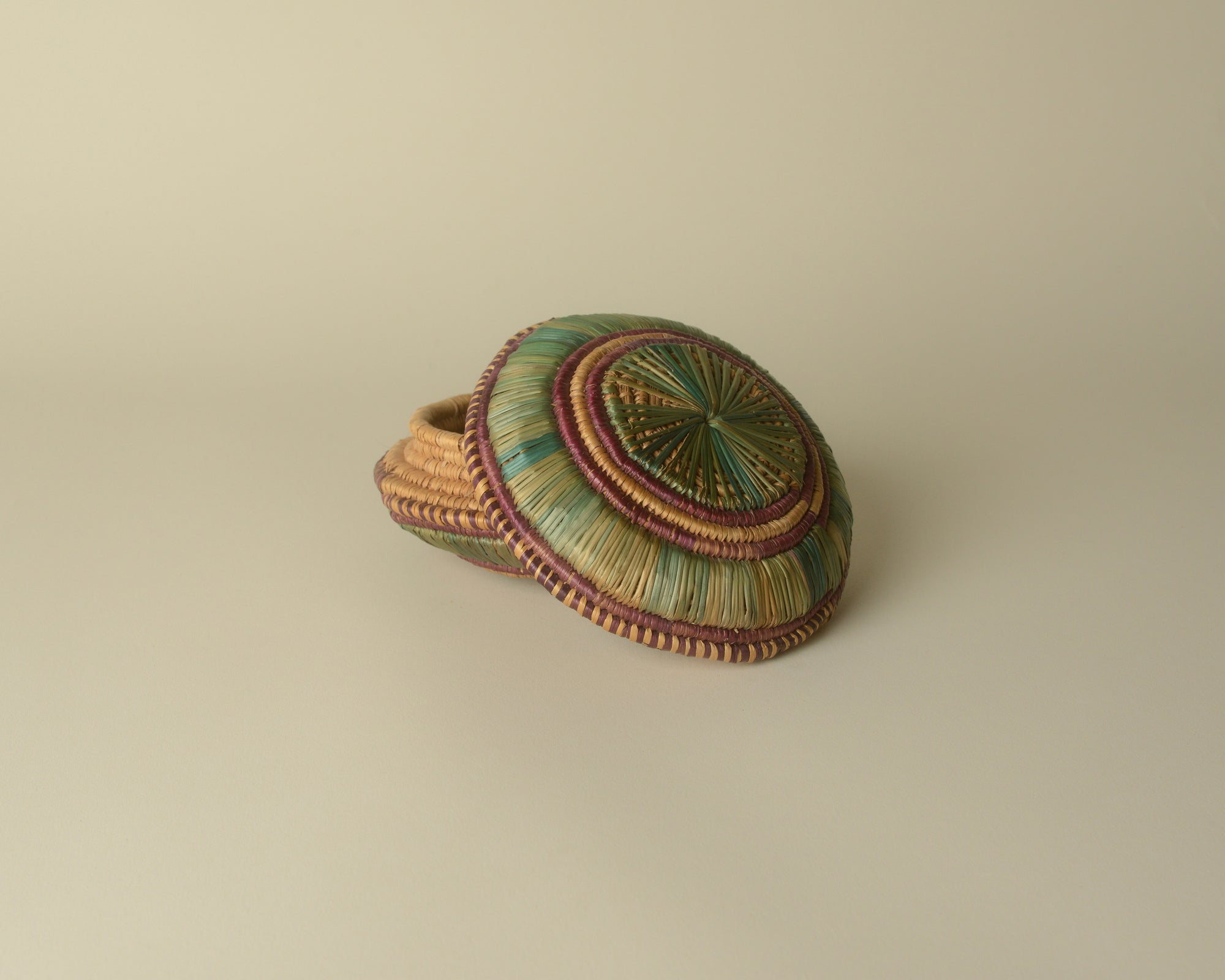 Small Colorful Lidded Bowl from India.