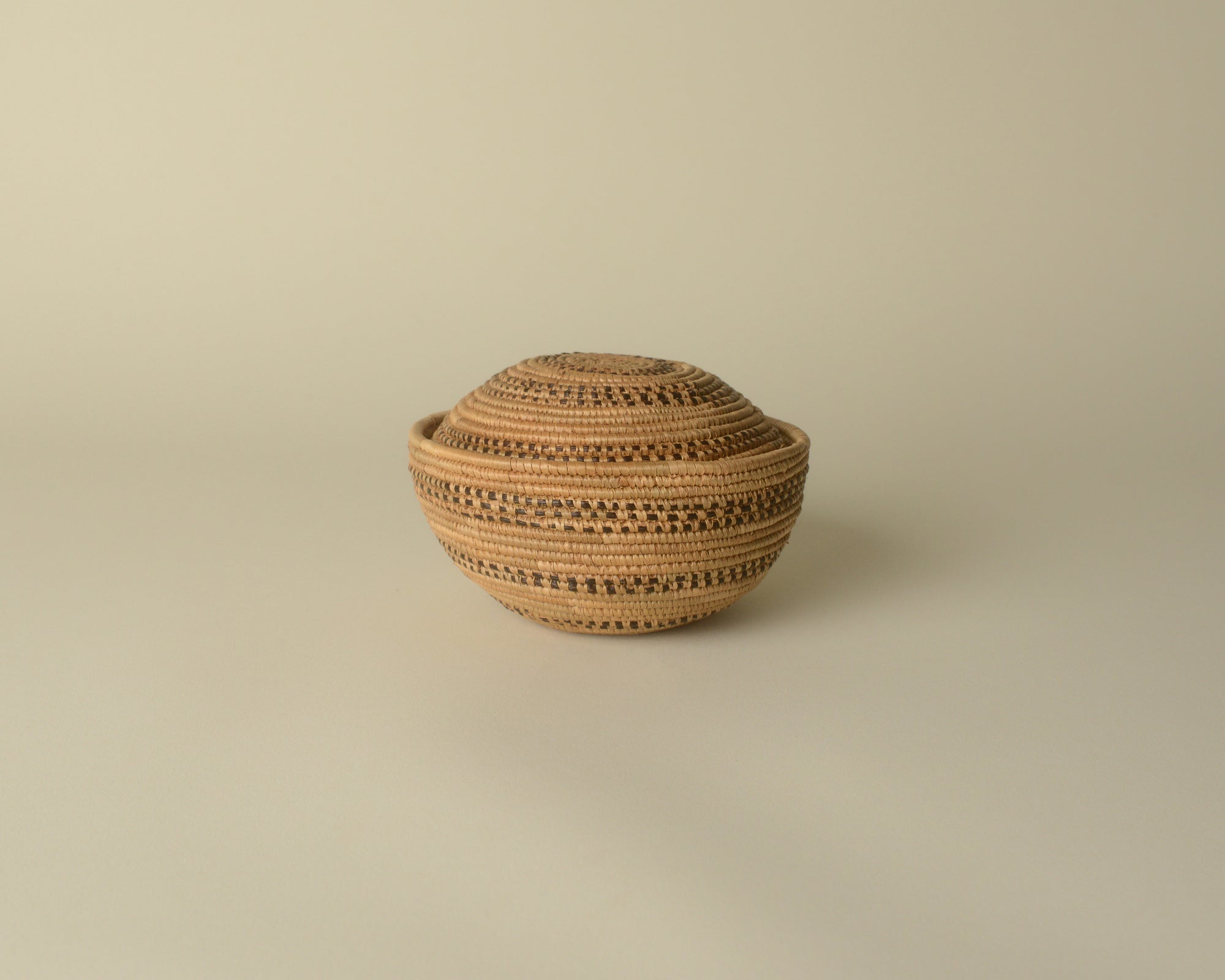 Small lidded bowl, Inuit tradition.