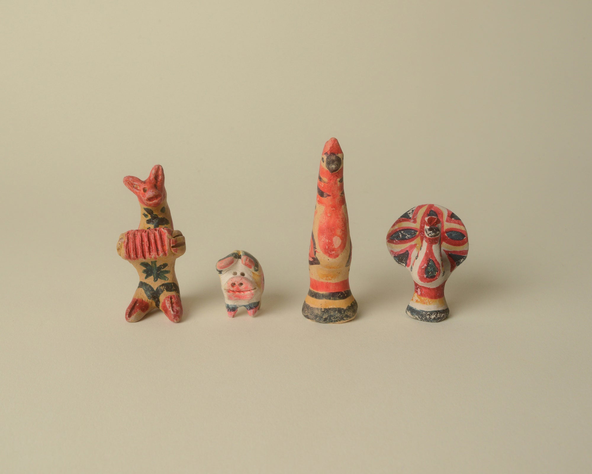 Lot of Small Mexican Animal Figurines.