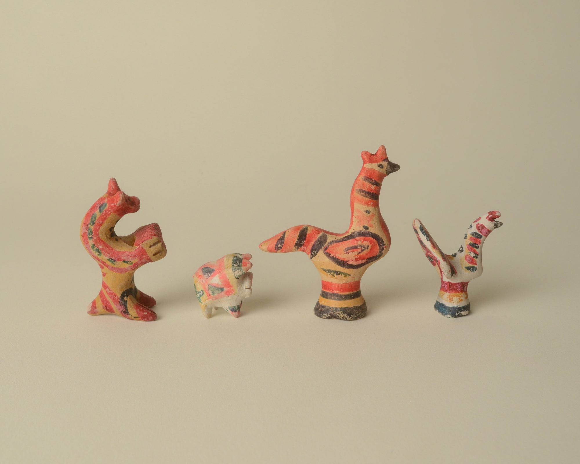 Lot of Small Mexican Animal Figurines.