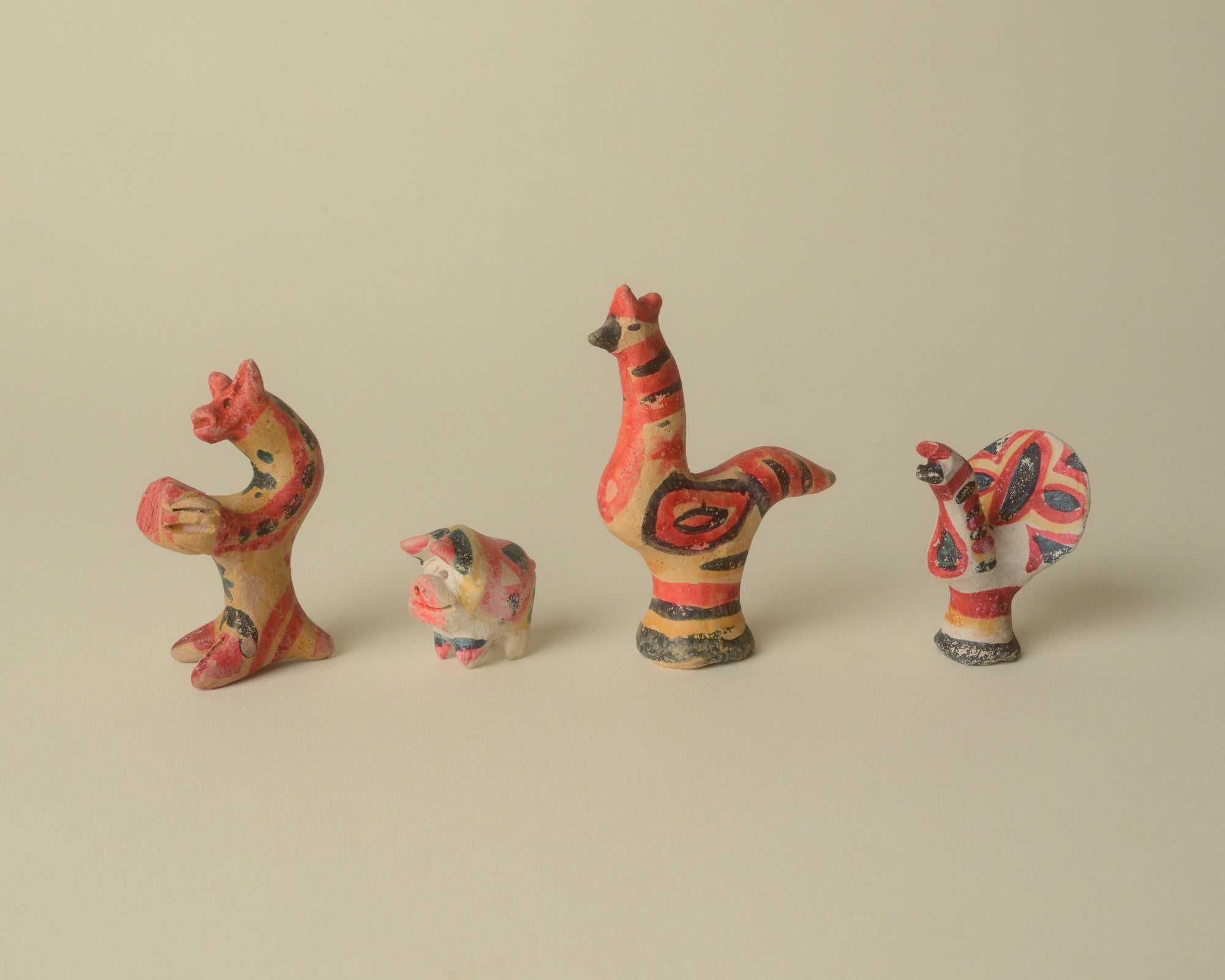 Lot of Small Mexican Animal Figurines.