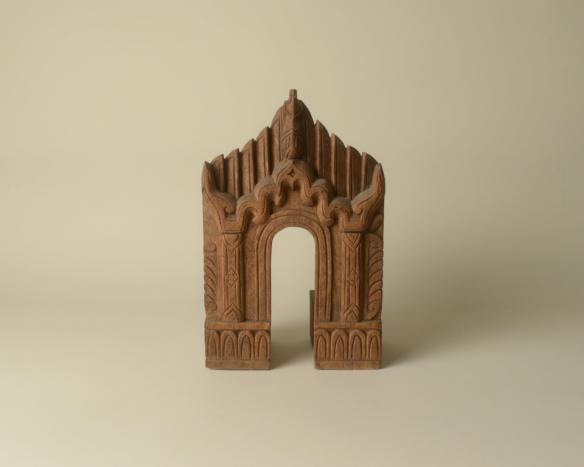 Antique Hand Carved Naga Shrine from India.