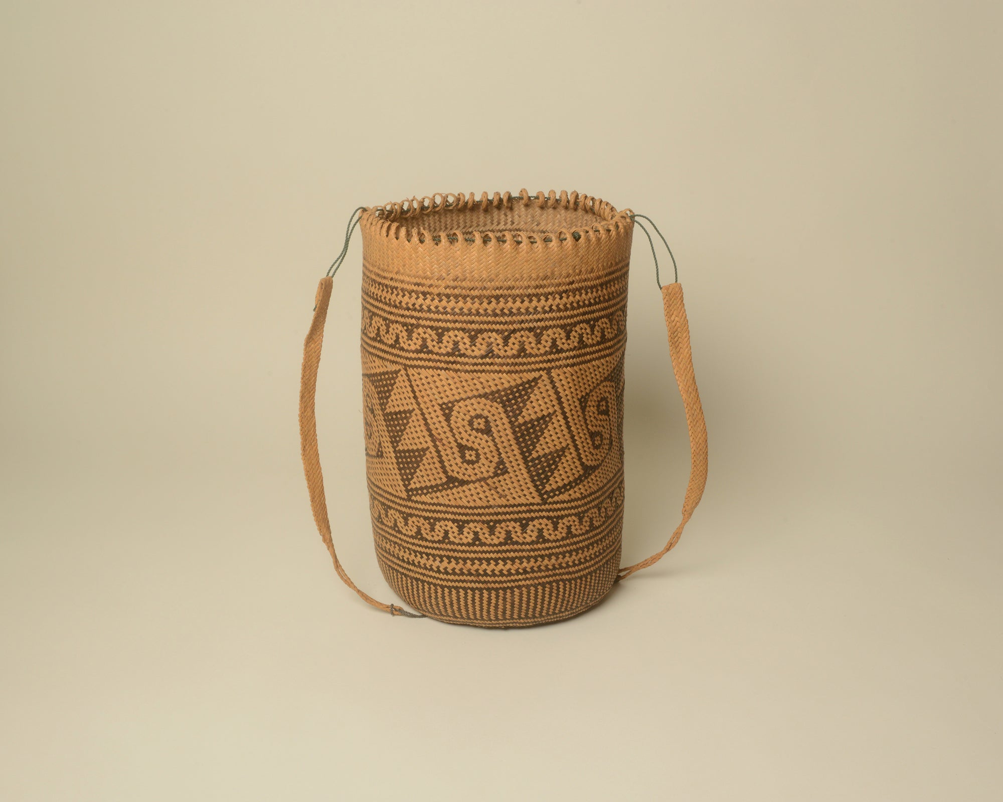 Ajat basket from Borneo, made by Dayak weavers.