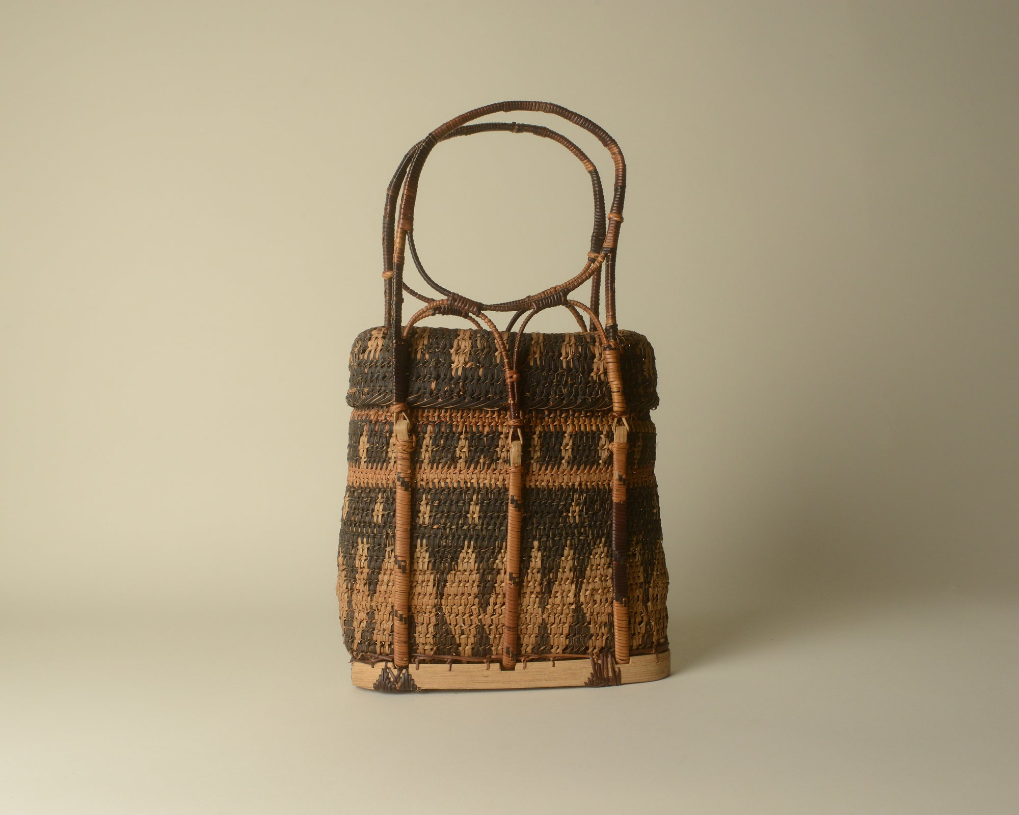 Handwoven bamboo bag, Tiruray people of Palawan.